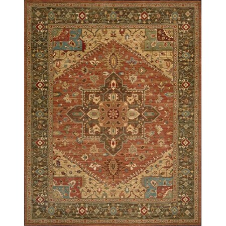 Nourison Living Treasures Area Rug Collection Rust 2 Ft 6 In. X 4 Ft 3 In. Rectangle 99446667229